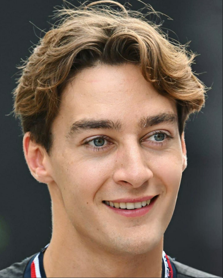 George Russell Eye & Hair Color